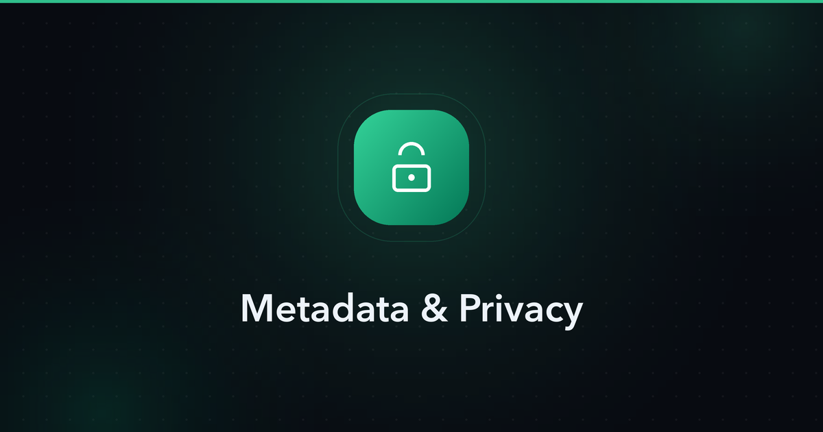 Metadata & Privacy — privacy guide cover image