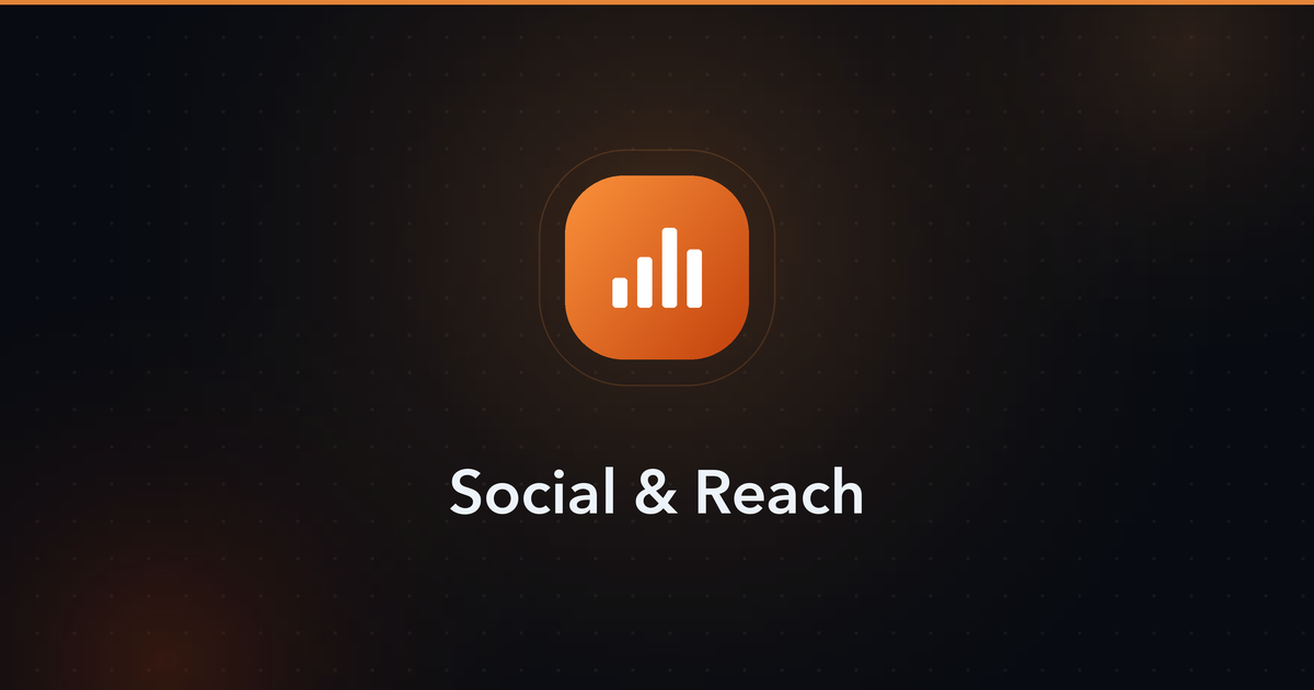 Social & Reach — industry analysis cover image