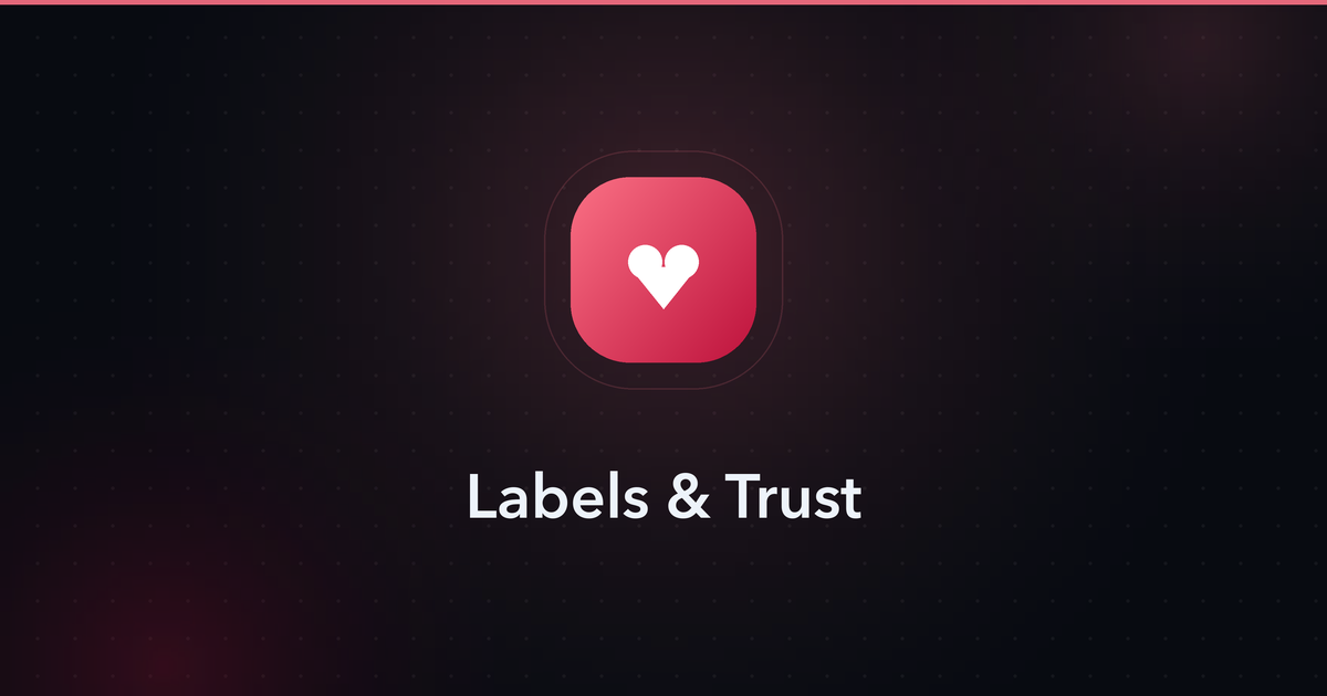Labels & Trust — ethics discussion cover image